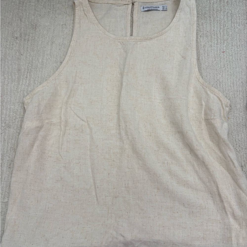 Stradivarius Cream Tank Top